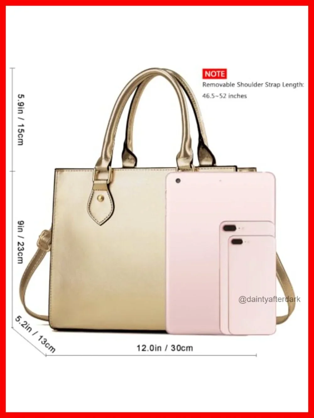 Women's PU Leather Crossbody Satchel Tote Handbag - Multi-Pocket